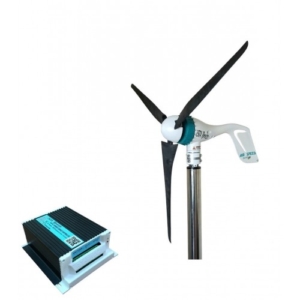 Aerogenerador Air Speed 500 - 12 Voltios con regulador de carga hibrido con freno manual externo