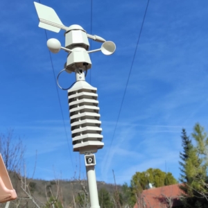 Estación Meteorológica LCD inalámbrica, anemómetro